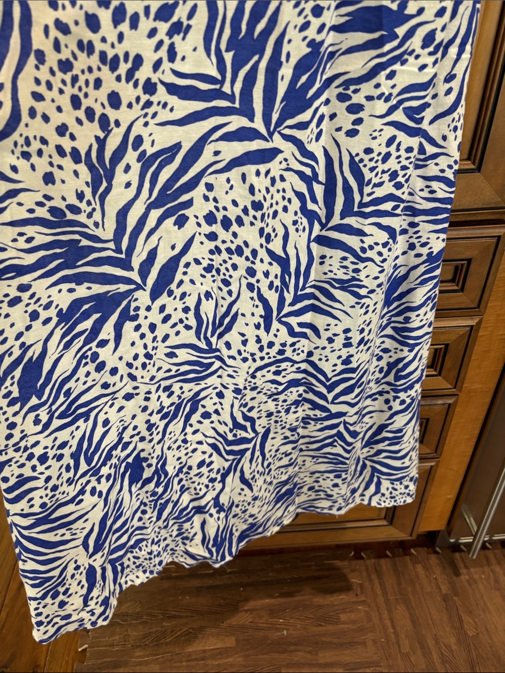 Sincerely Jules Blue & White Printed Maxi Jumpsuit - Picture 4 of 7